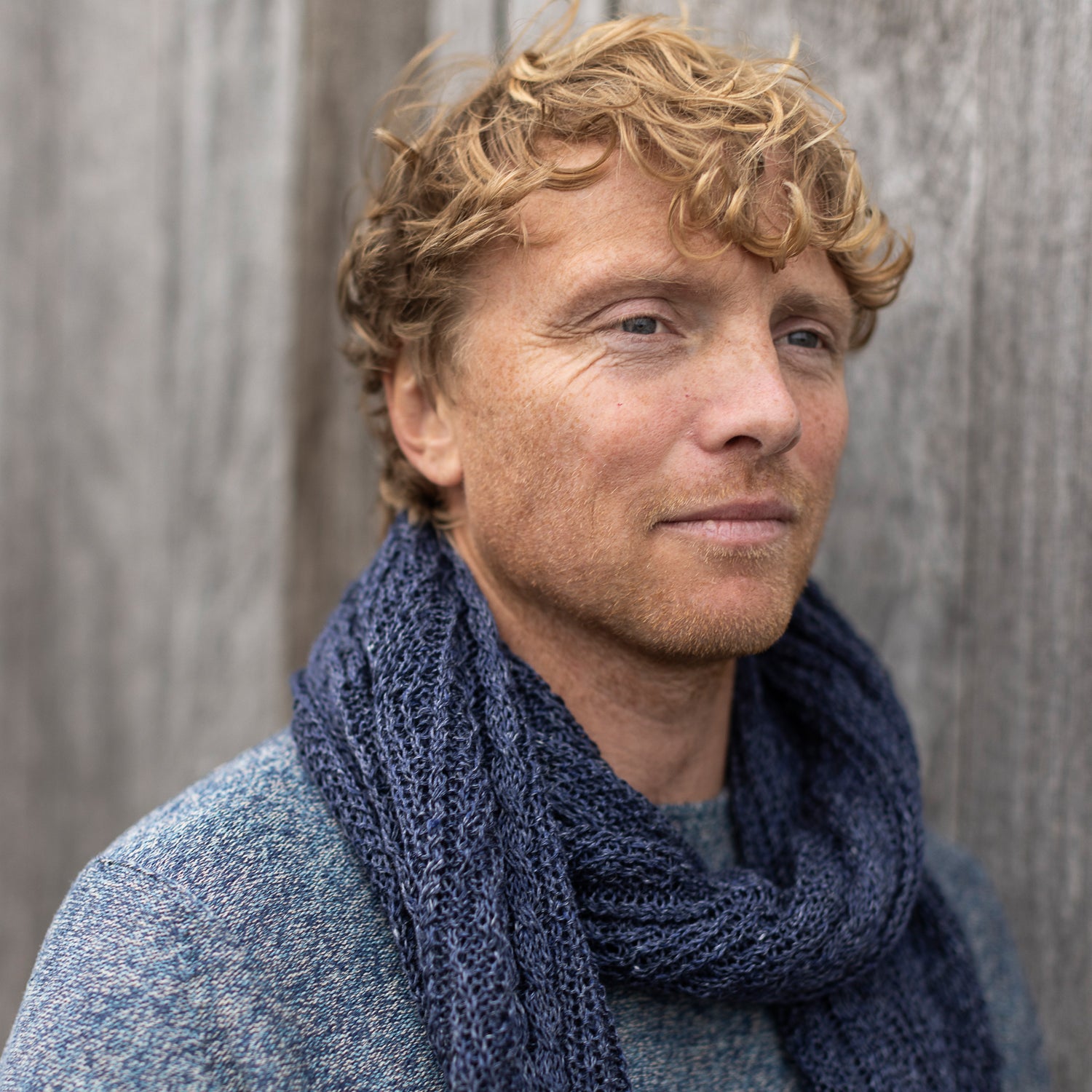 Patented Aran Linen Scarf