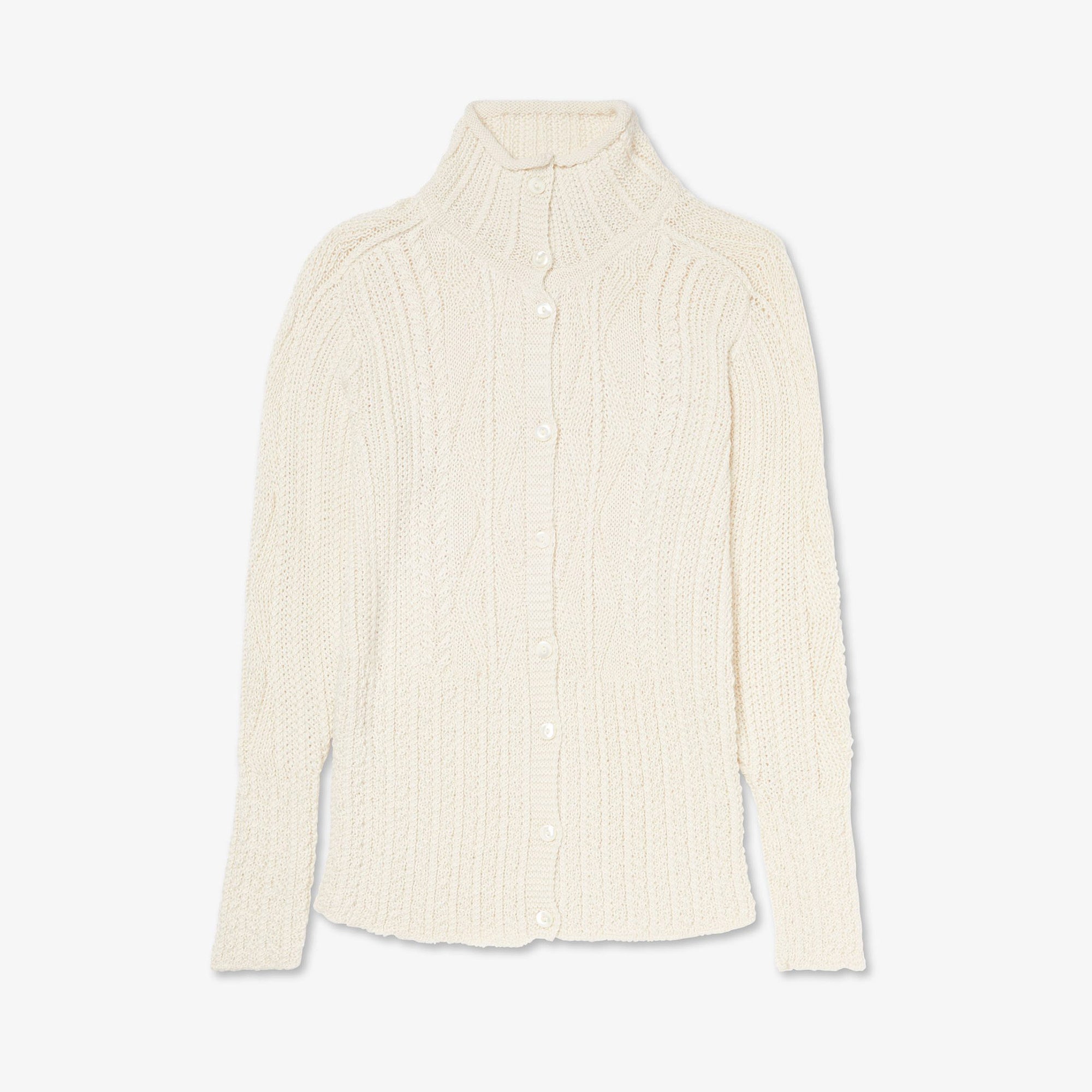 Women's Patented Aran Cardigan