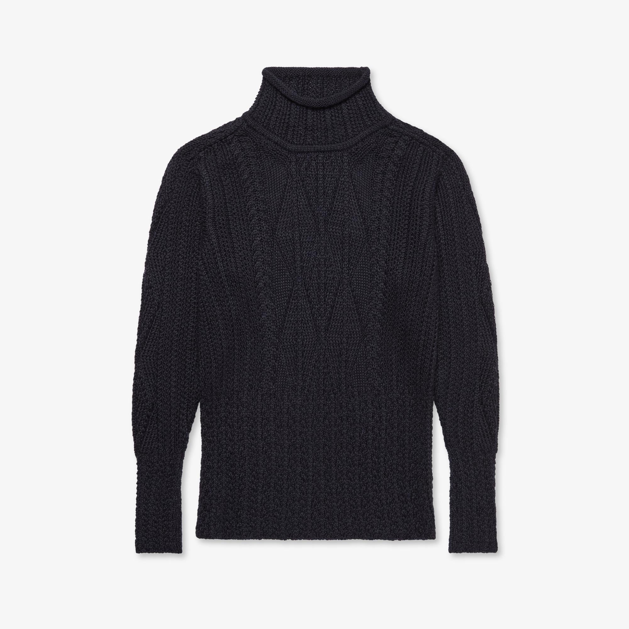 Women's Patented Aran Mock Turtle