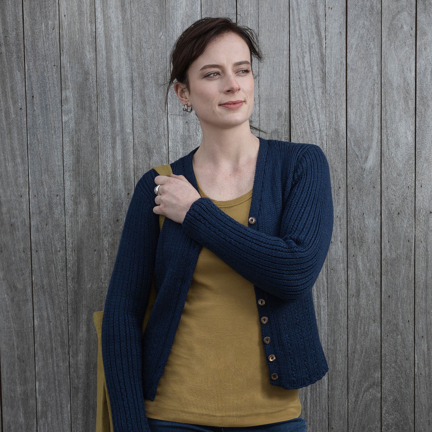 Women's Mini Cable Cardigan