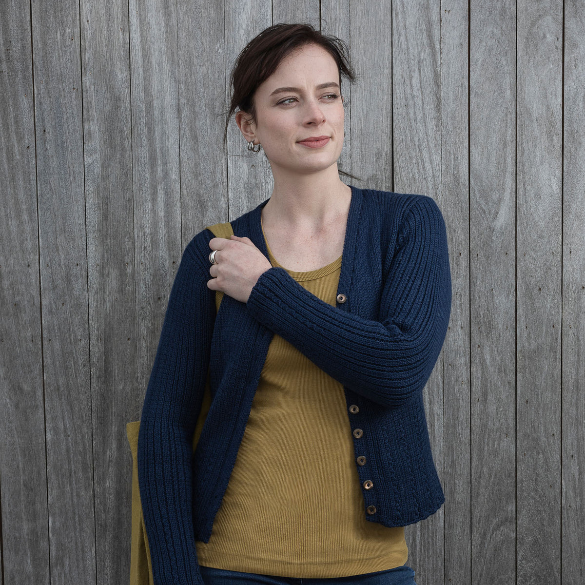 Women's Mini Cable Cardigan