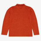 Inis Meáin Alpaca Shirt Jacket in Clementine