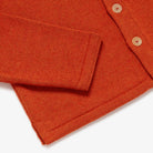 Inis Meáin Alpaca Shirt Jacket in Clementine