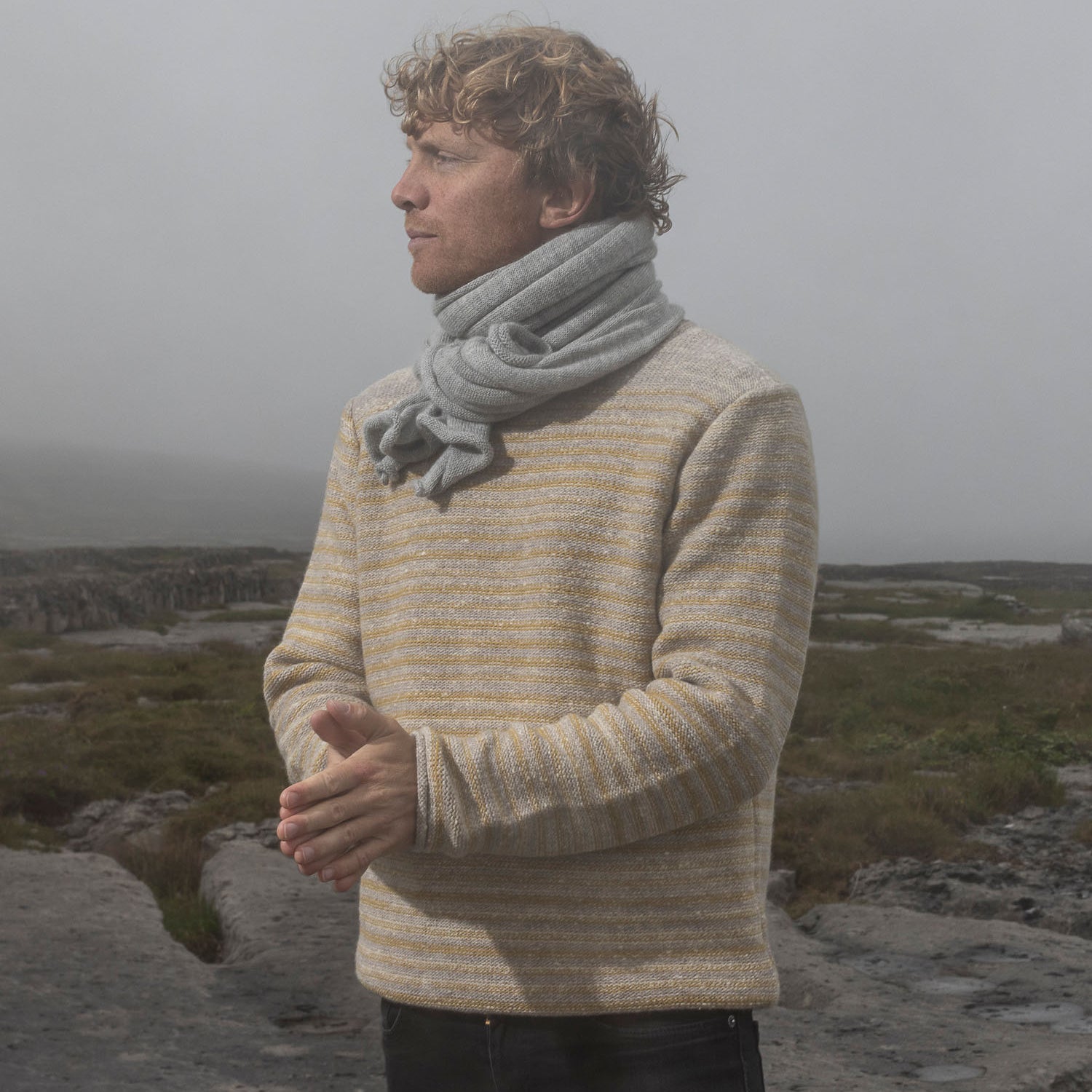 Cashmere Varied Stripe Tunic