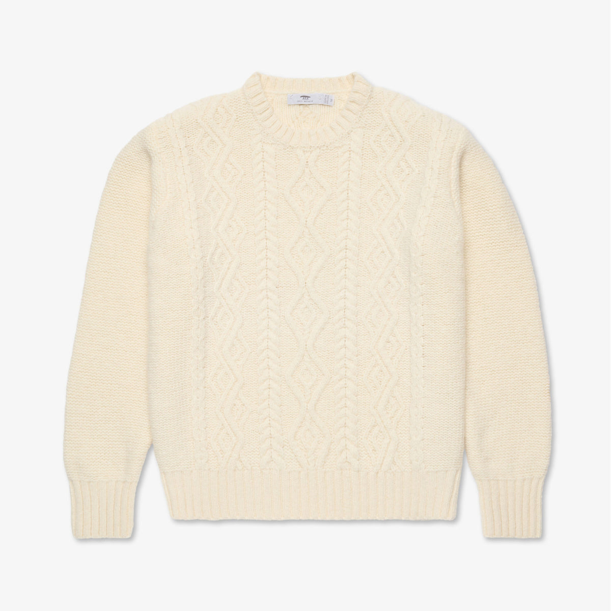 100% Cashmere Aran Sweater