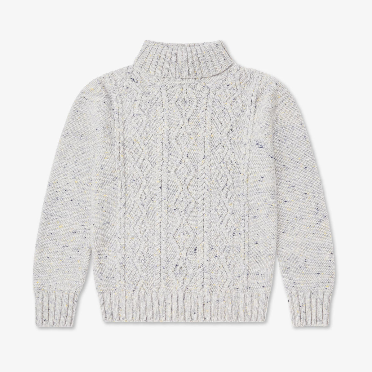 Women's Cashmere Aran Turtle Neck