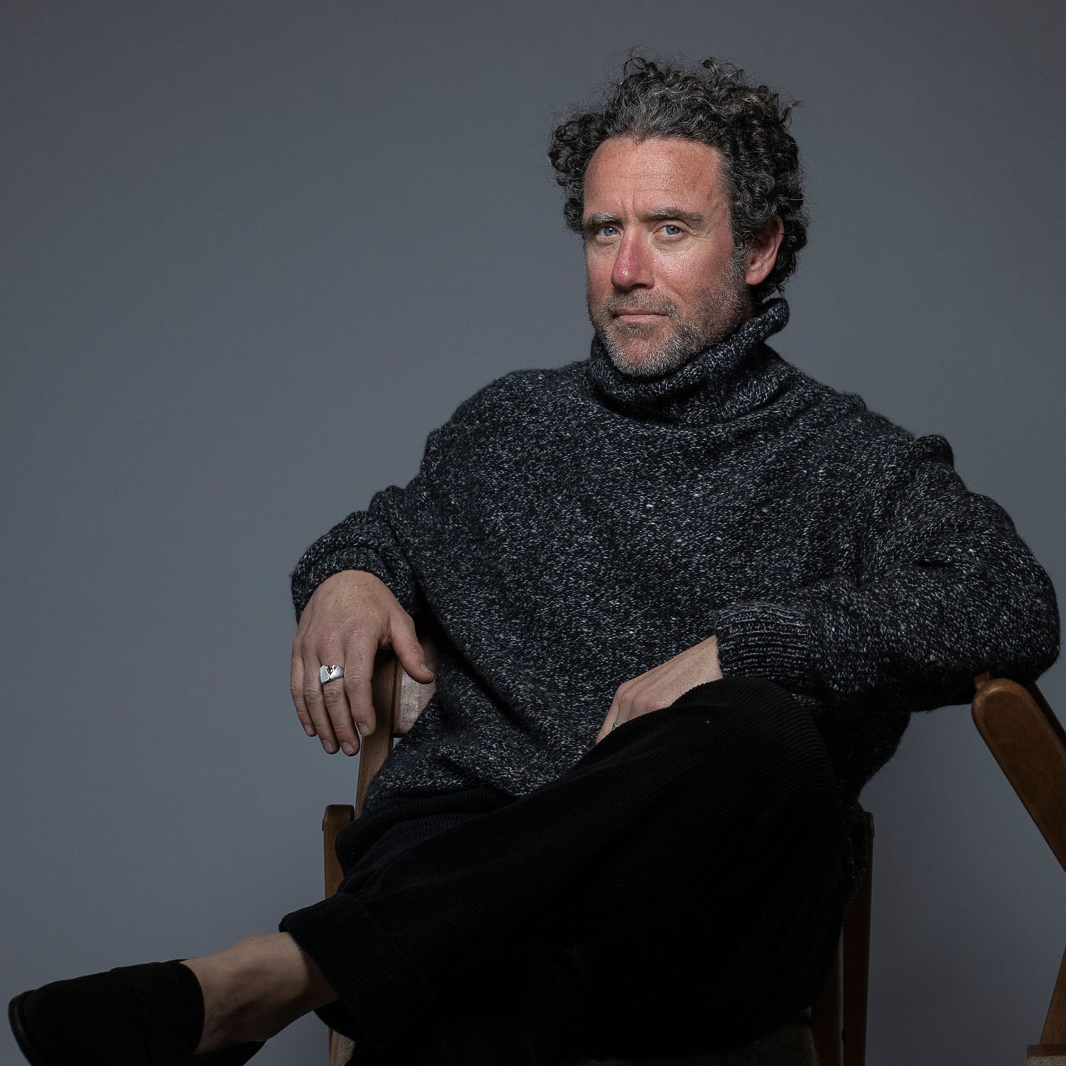 100% Cashmere Roll Neck Sweater