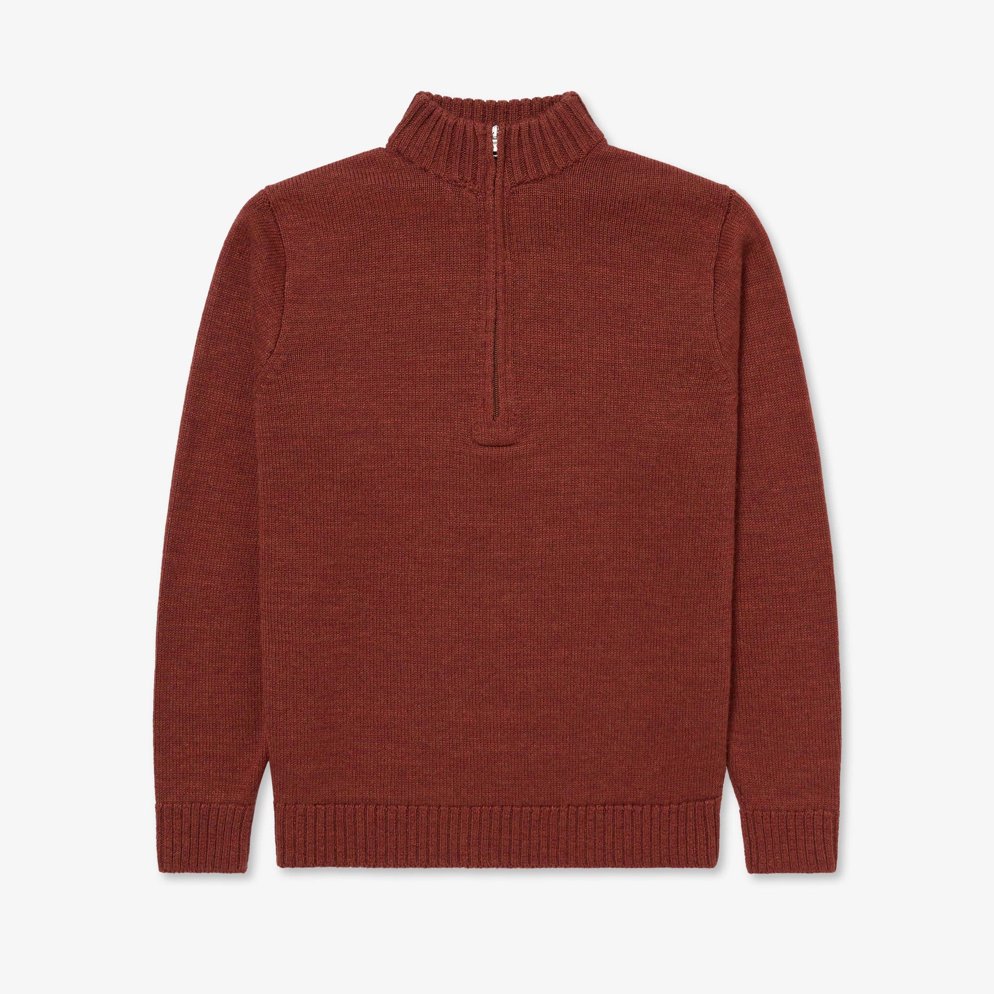 Textured Half Zip Sweater