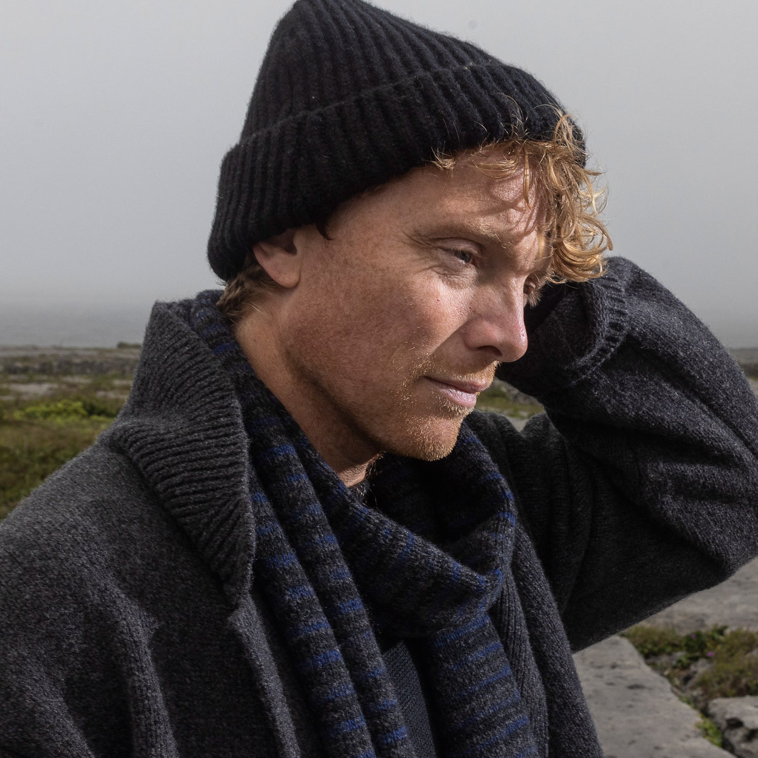 Cashmere Varied Stripe Scarf