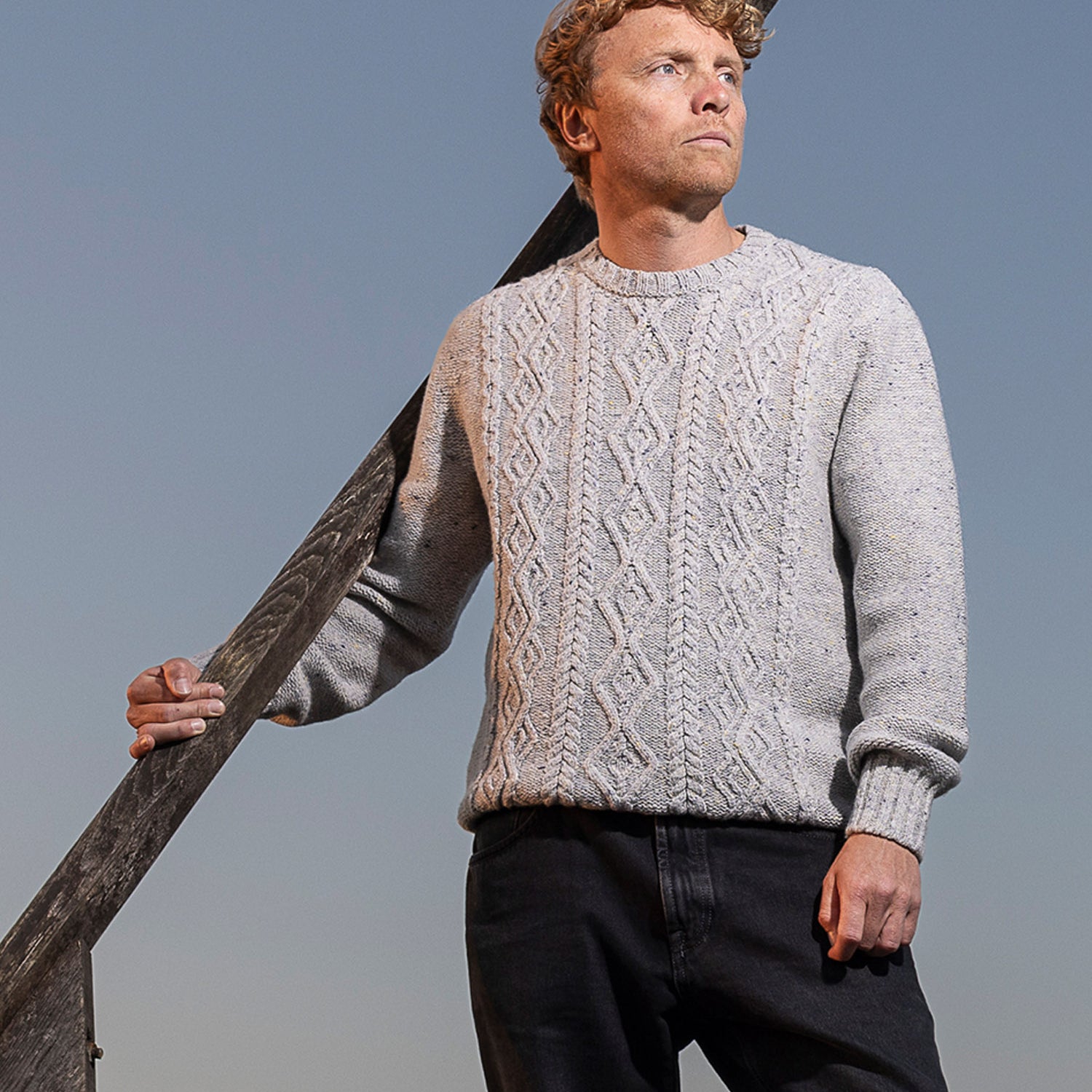 Cashmere Aran Sweater