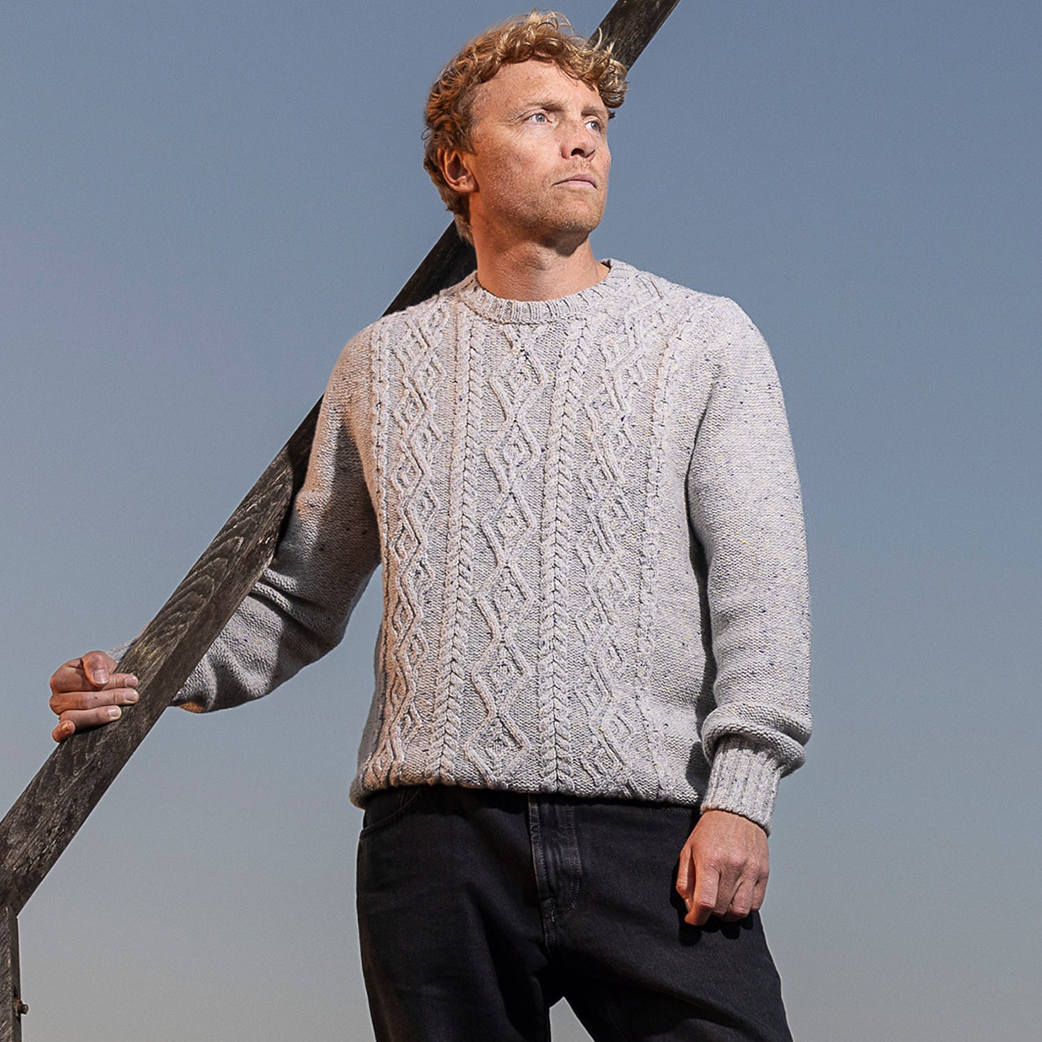 Cashmere Aran Sweater