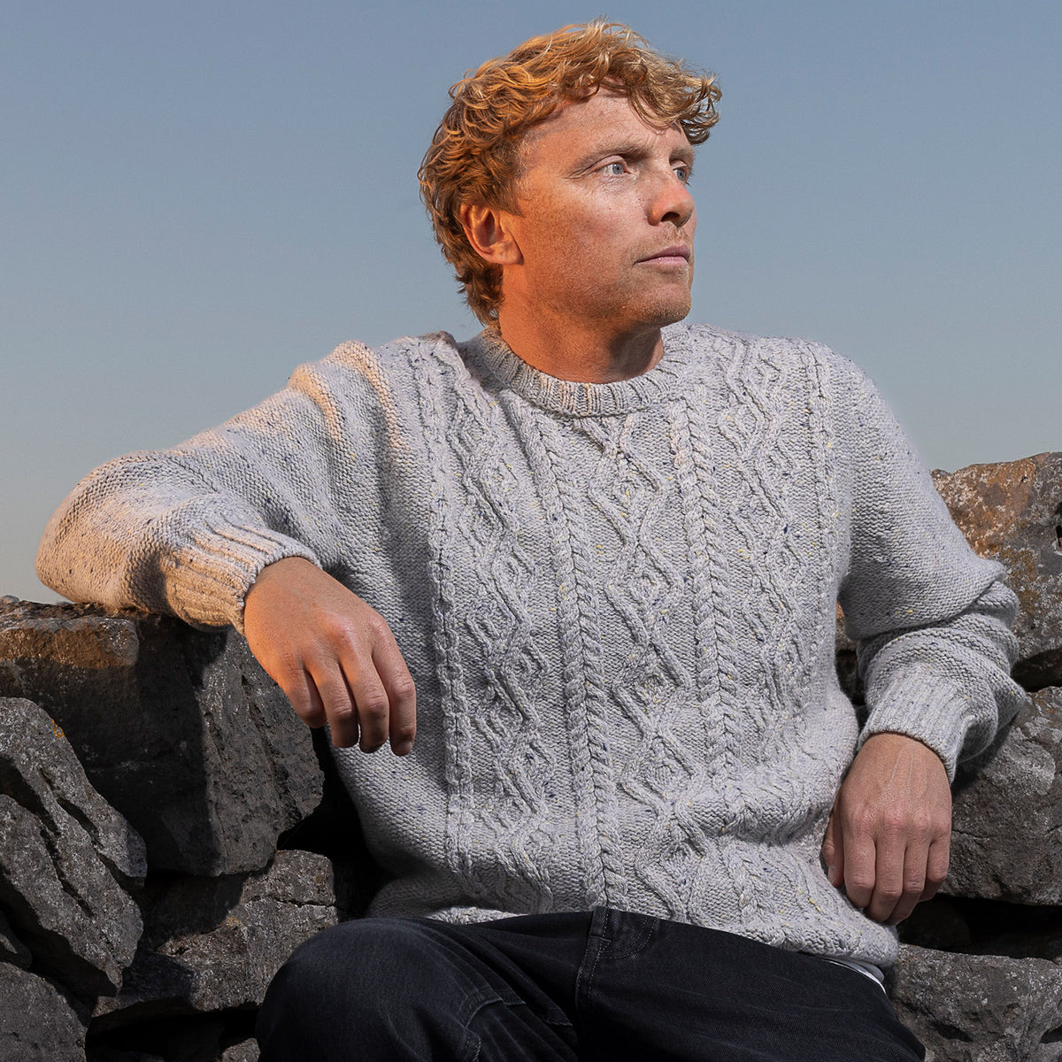 Cashmere Aran Sweater