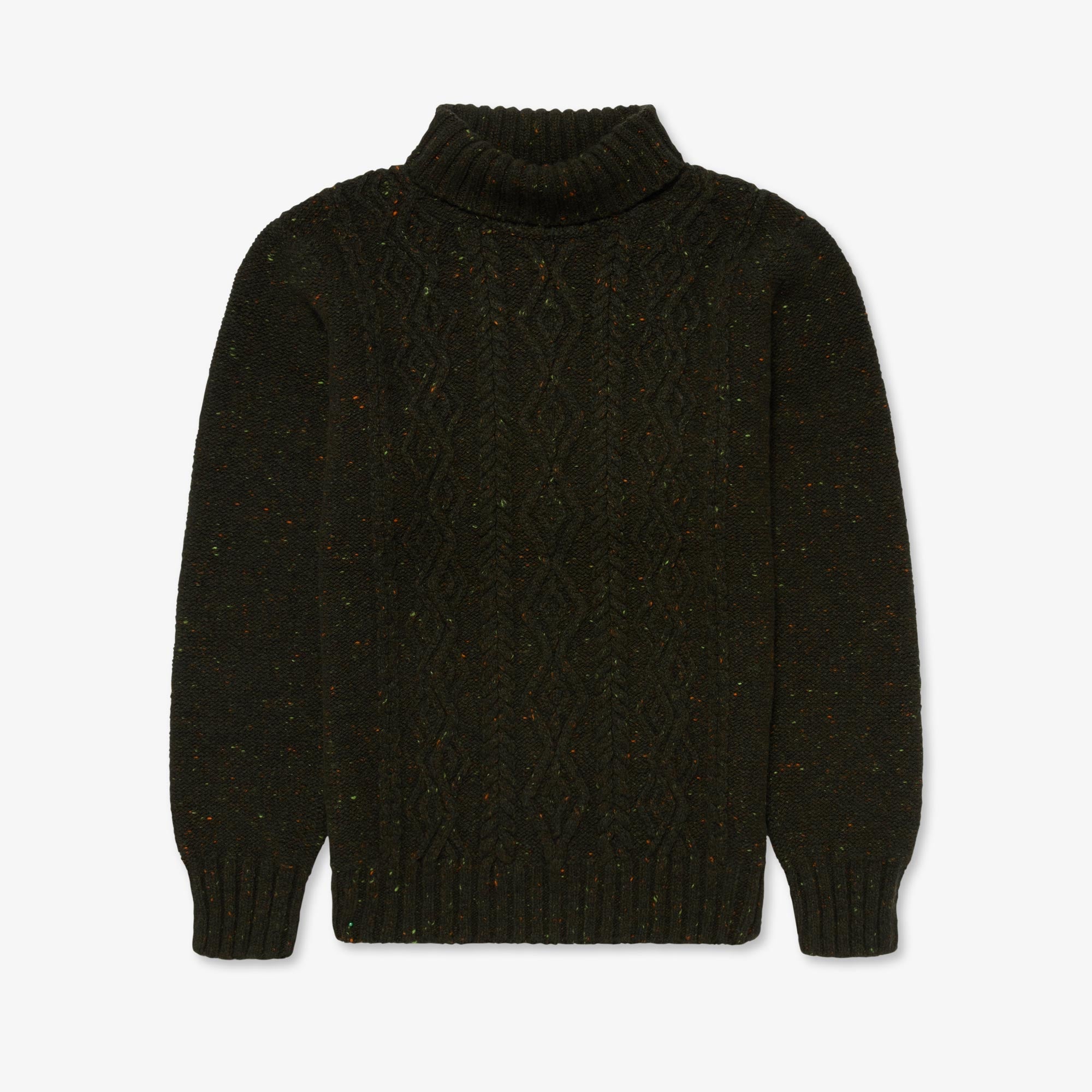 Cashmere Aran Turtle Neck