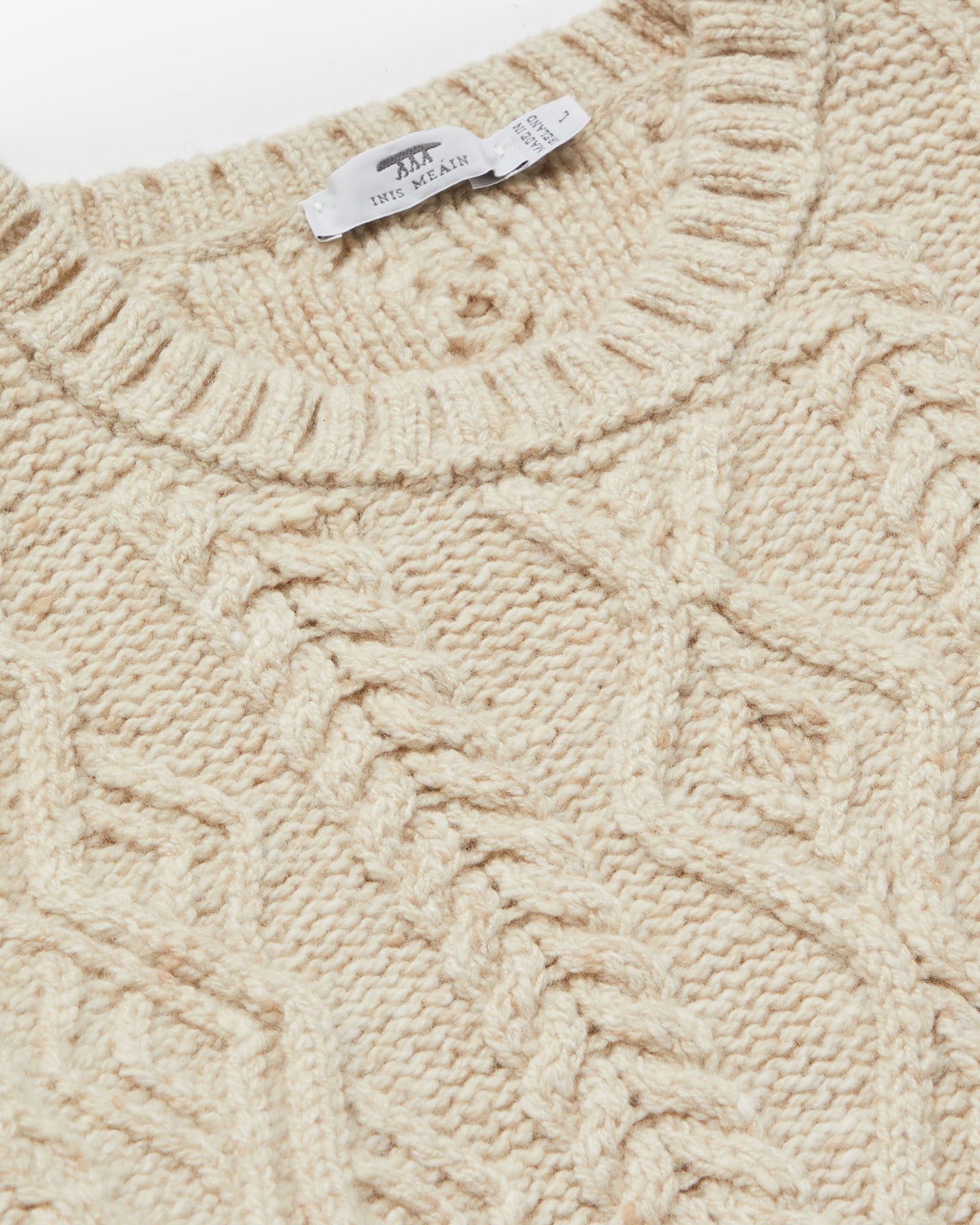 Inis Meáin Aran Cashmere Sweater Leitrim