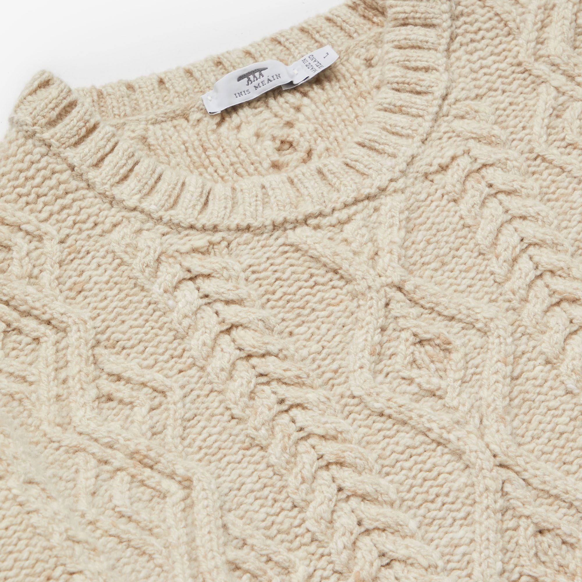 Inis Meáin Aran Cashmere Sweater Leitrim