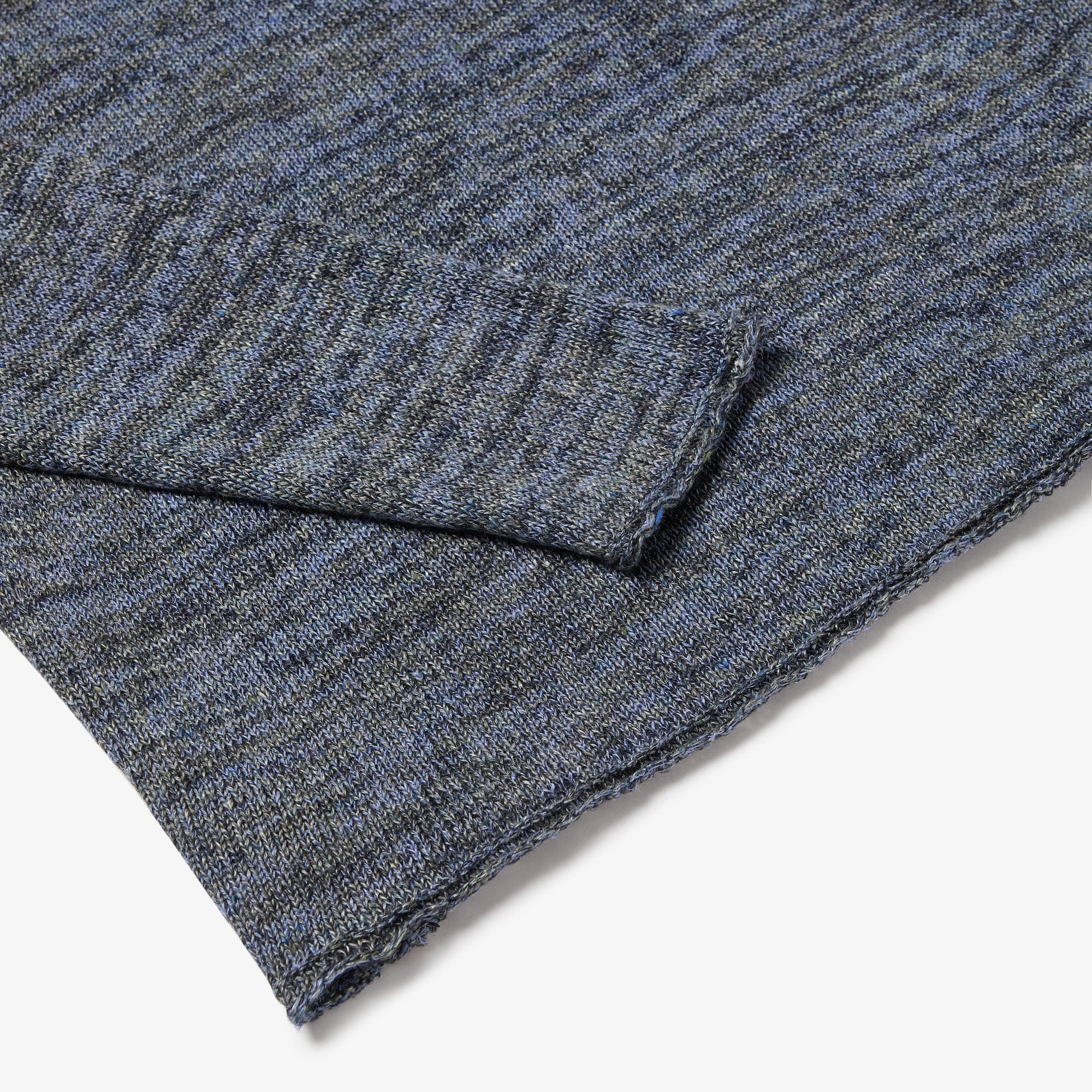 S1451 Inis Meáin Women's Linen Tunic Blue Marl