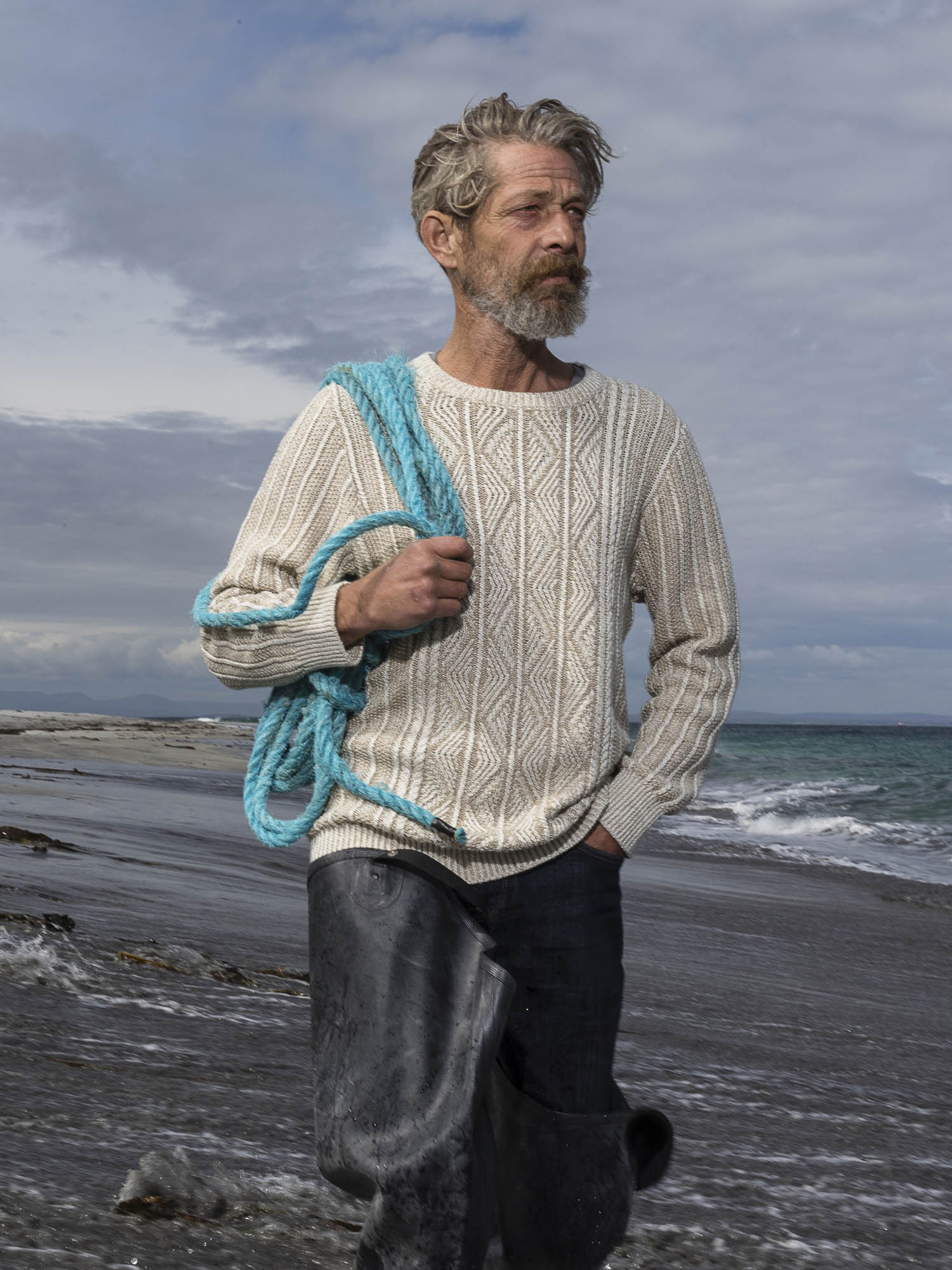 S2318 Inis Meain Patented Aran in Natural