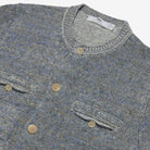 Inis Meáin Farmers Jacket Blue Marl
