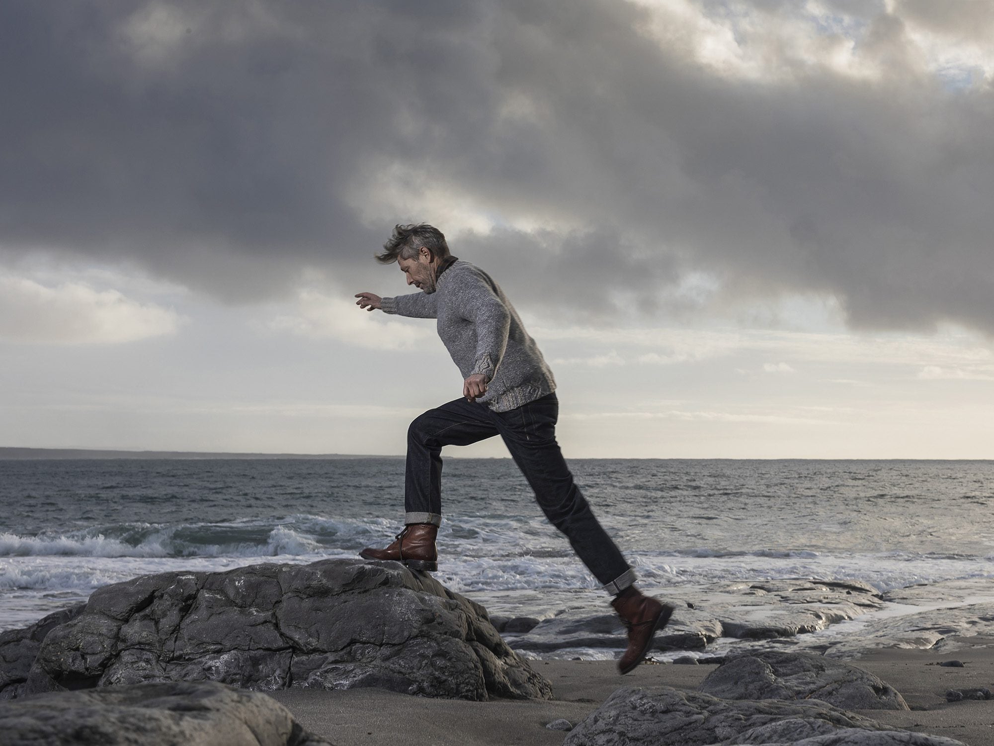 The Aran Rib Crew Neck