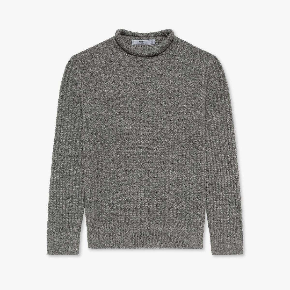 Undyed Alpaca Moss Rib Sweater