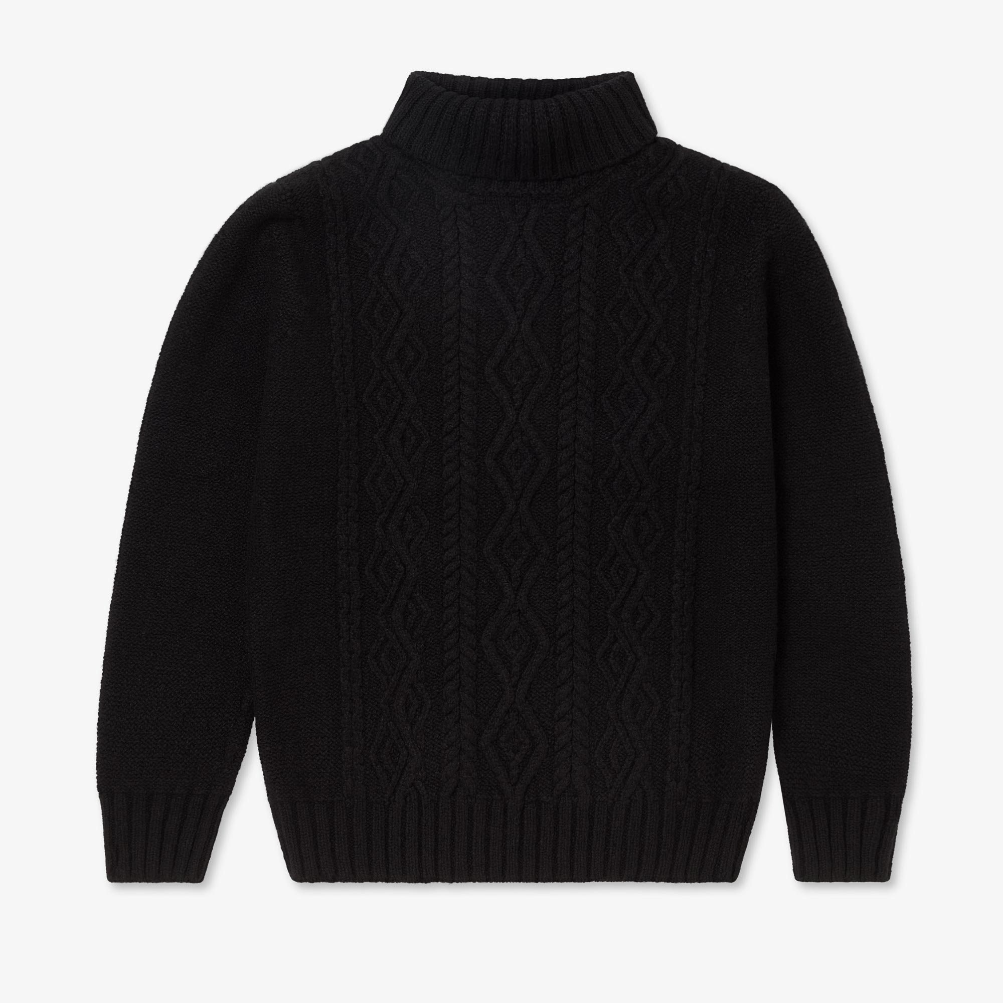 Cashmere Aran Turtle Neck – Inis Meáin Knitting Company