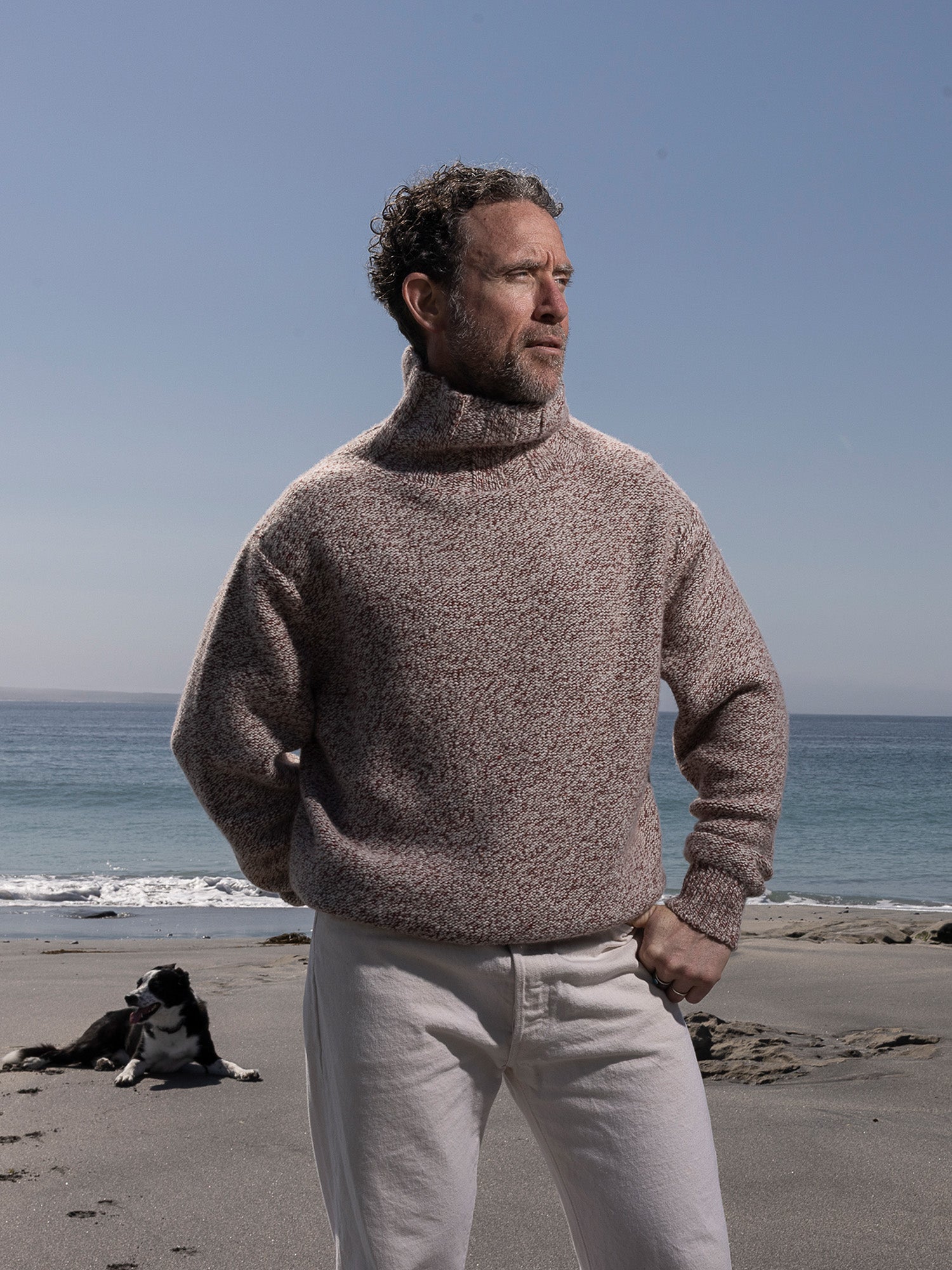 100% Cashmere Roll Neck Sweater
