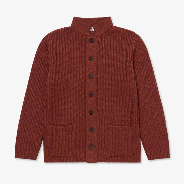 MEN’S WINDBLOCK MOLE YARN KNIT BLOUSON A2515_Inis_Meain_Textured_Boat
