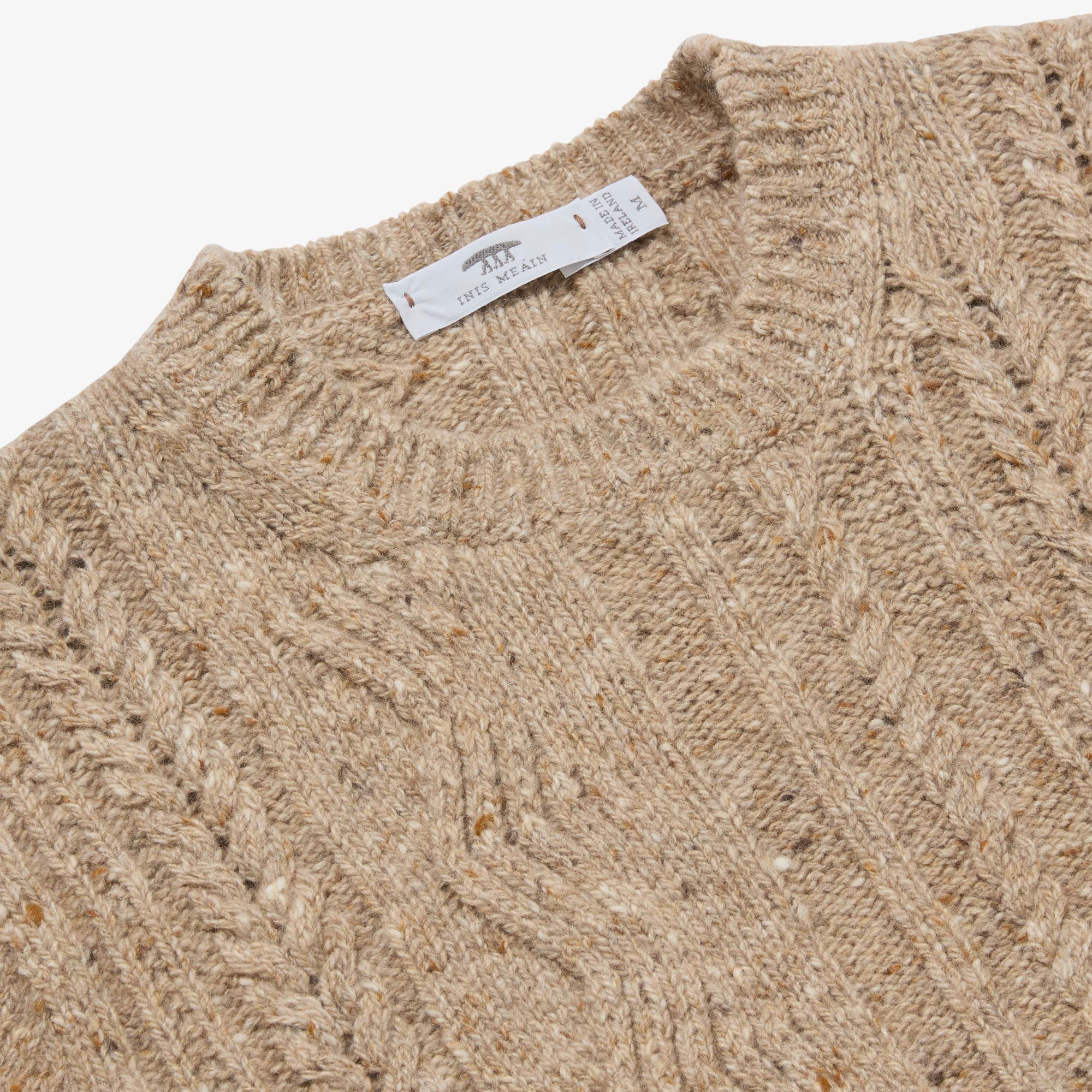 BARNEYS NEWYORK INIS MEAIN IRELANDニット Ridges Aran Sweater – Inis Meáin Knitting Company