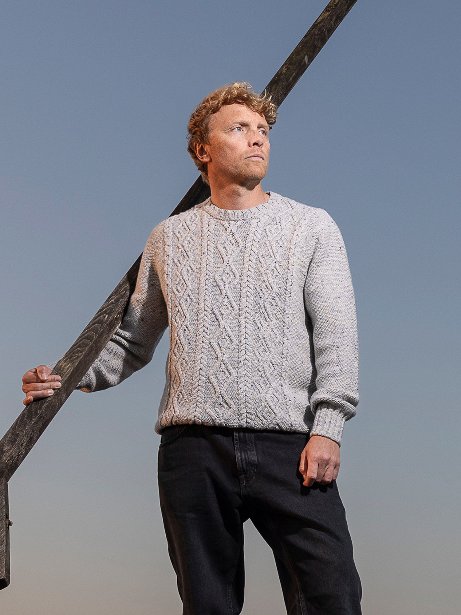Cashmere Aran Sweater