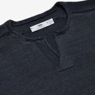 S2321 Inis Meáin Henley Polo in Charcoal