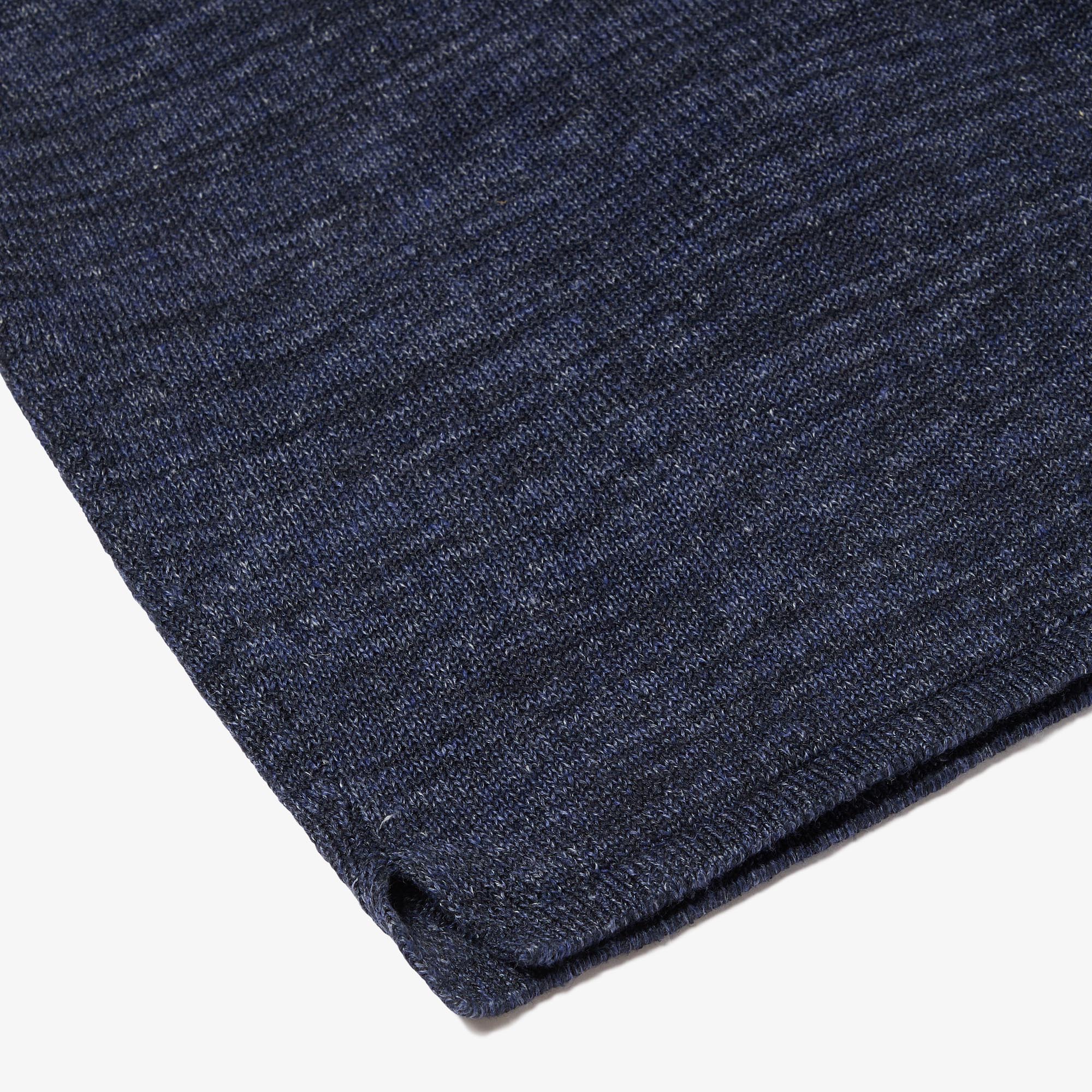 S2321 Inis Meáin Henley Polo Navy Marl