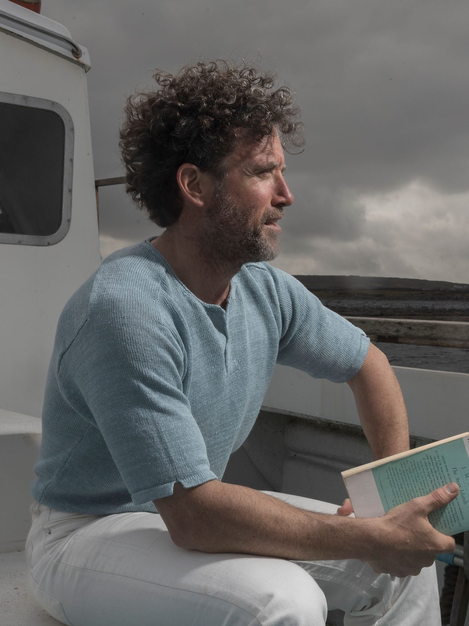 INIS MEAIN イニッシュマン ニットポロ INIS MEAIN イニッシュマン ニットポロ Inis Meáin