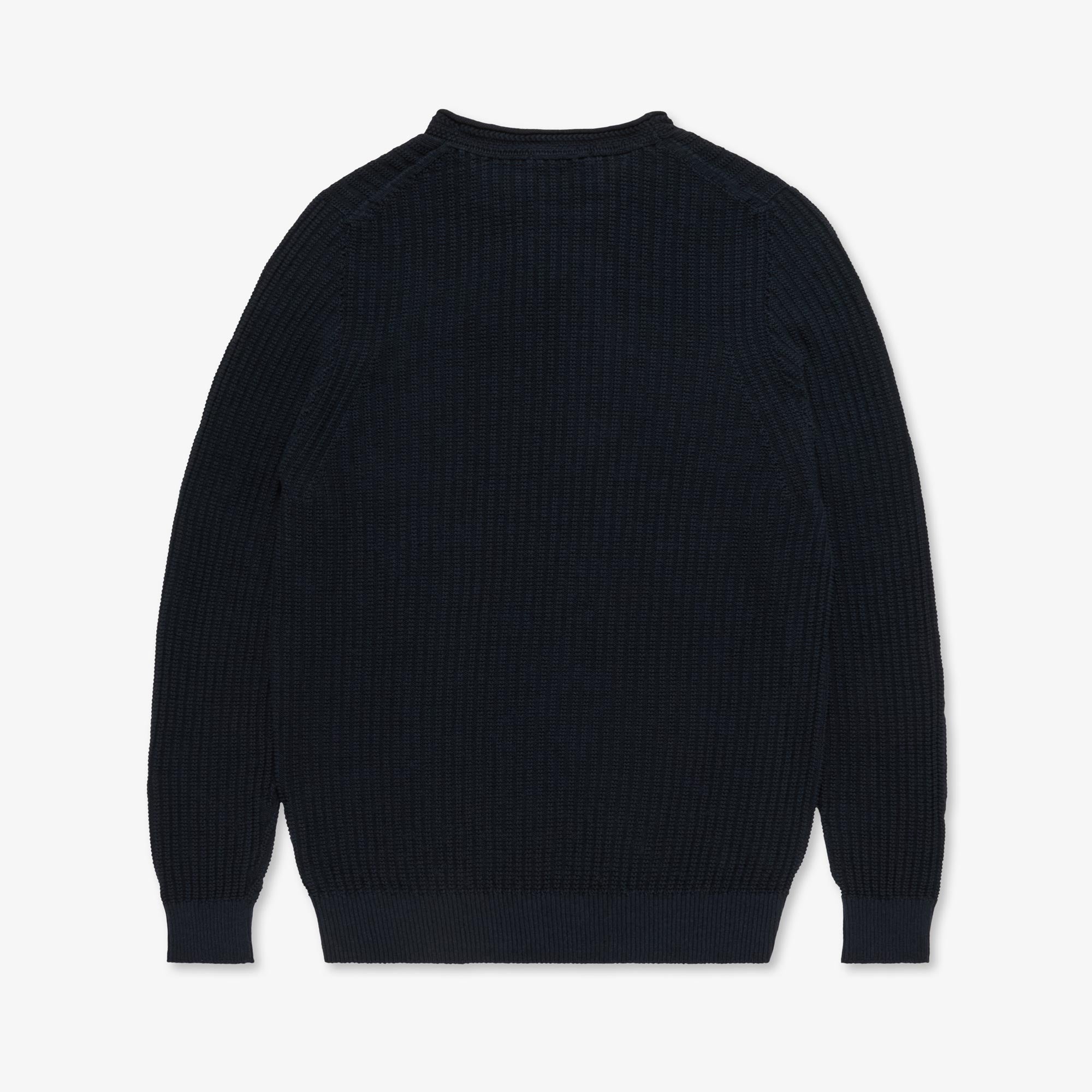 【561-5632】SIGNATURE POINTY RIB KNIT Moss Rib Chevron Neck – Inis Meáin Knitting Company