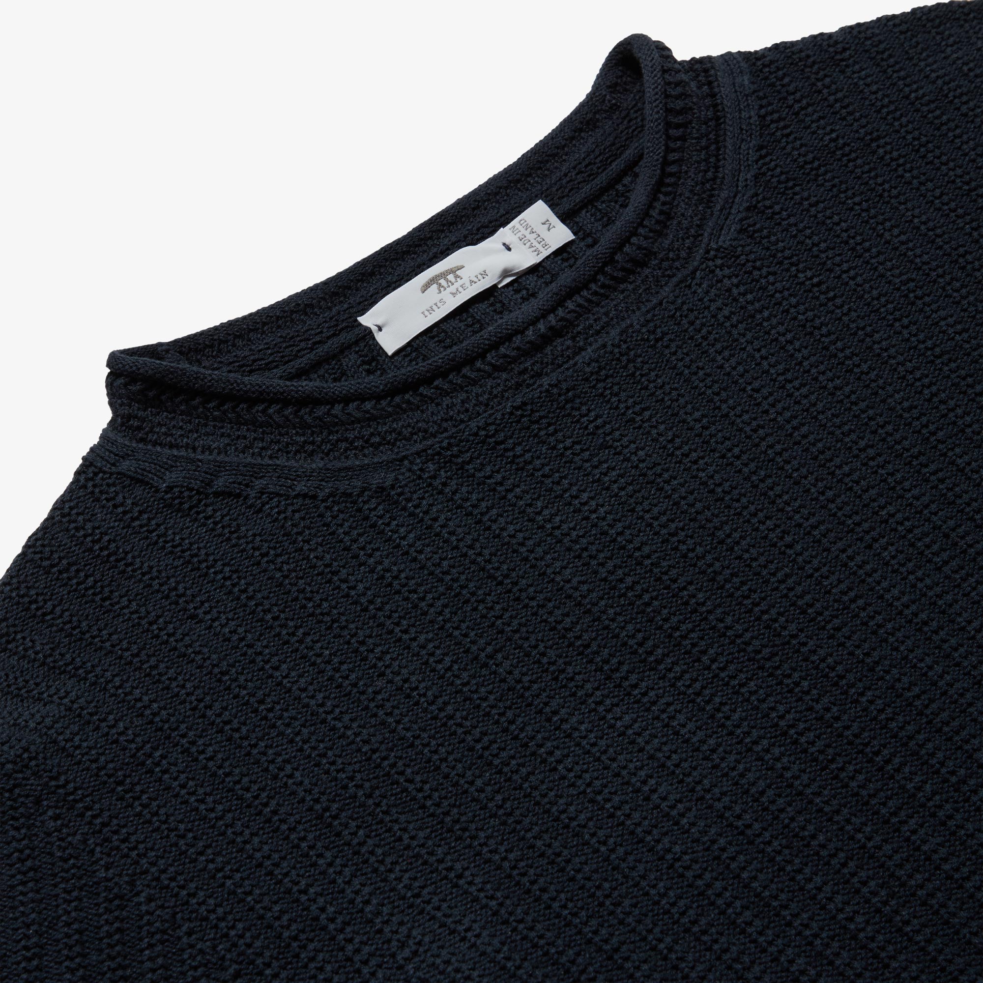 Moss Rib Chevron Neck – Inis Meáin Knitting Company