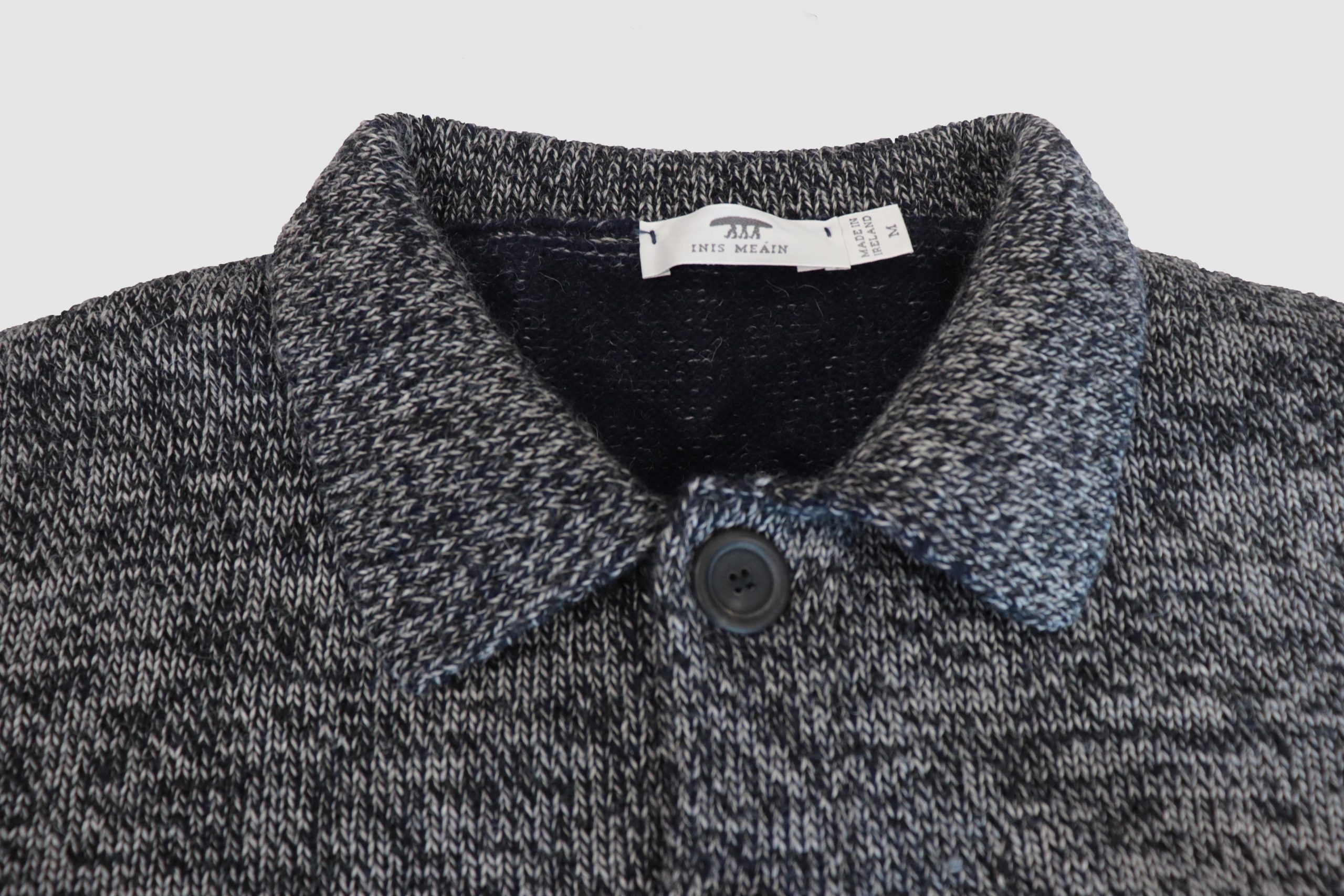 Knitted Shirt Jacket for Men — Inis Meáin Knitwear