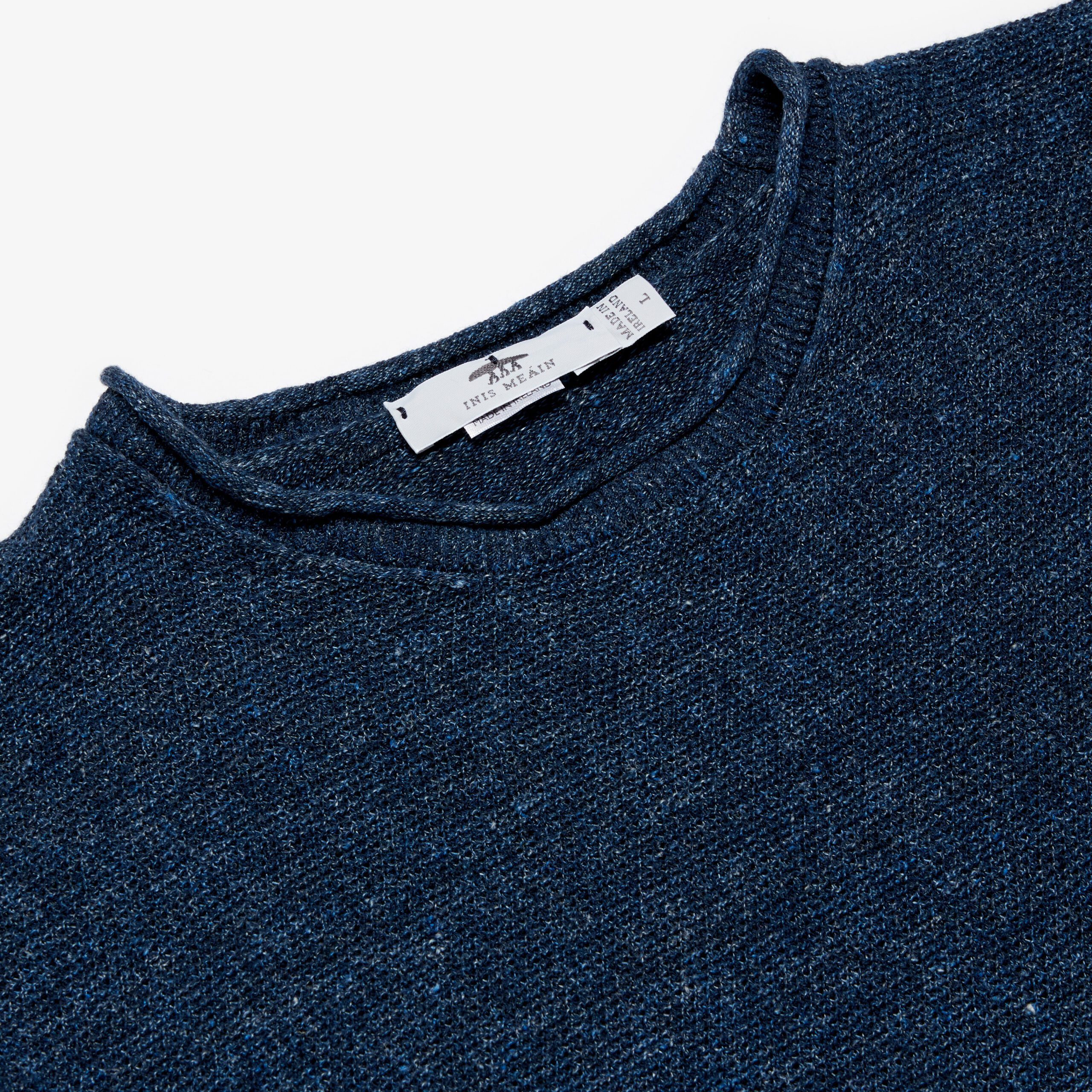 Behind the Linenstitch Seamless Tunic — Inis Meáin Knitwear