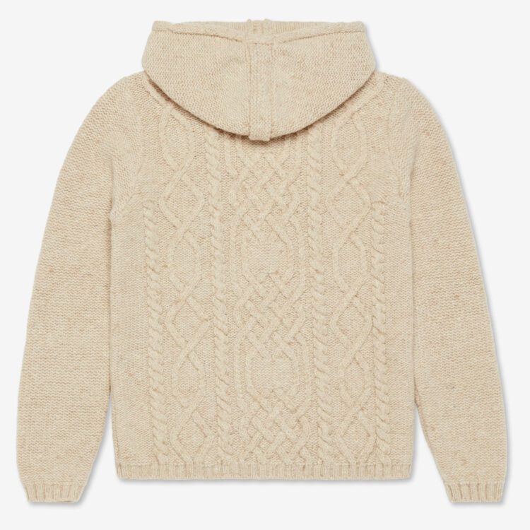 Inis Meáin Cashmere Hoodie in Leitrim