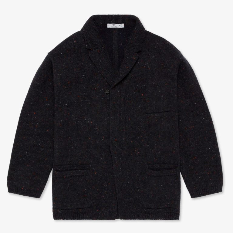Inis Meáin Winter Relaxed Jacket in Storm