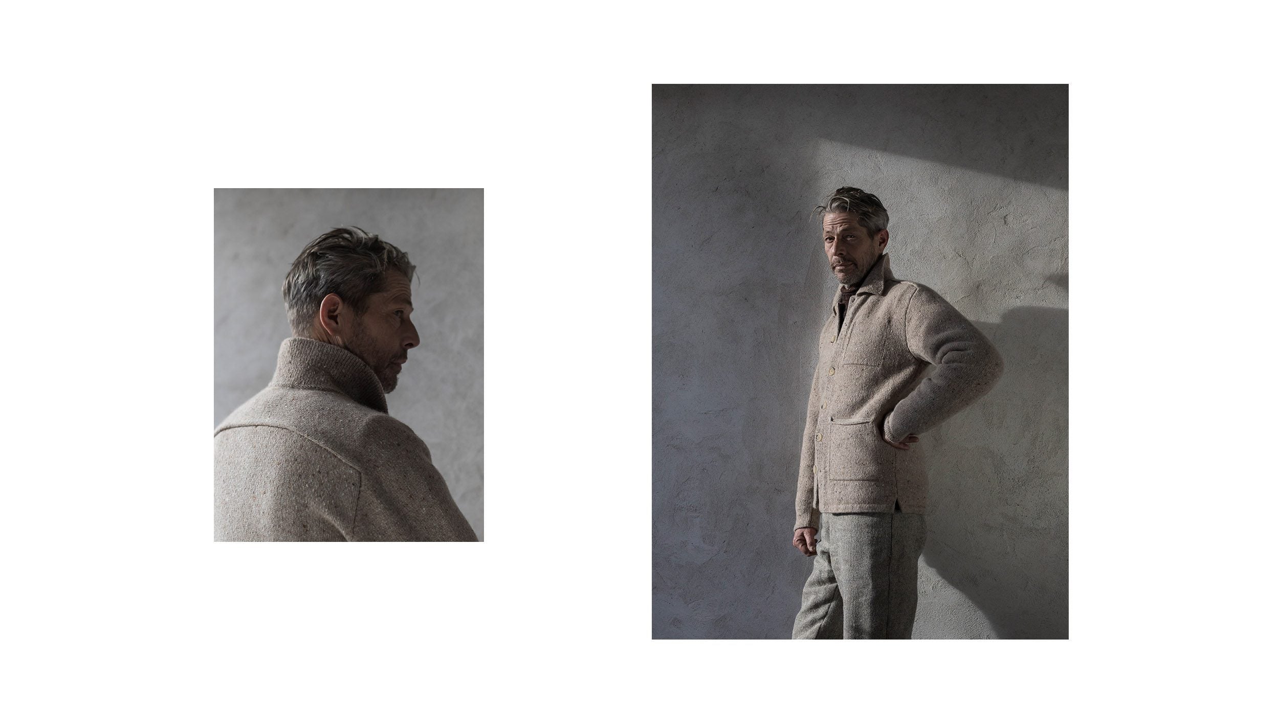 Inis Meáin Carpenters Jacket in Oats