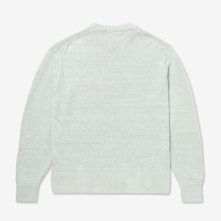 S1441 Inis Meáin Classic Crew Neck in Green Marl