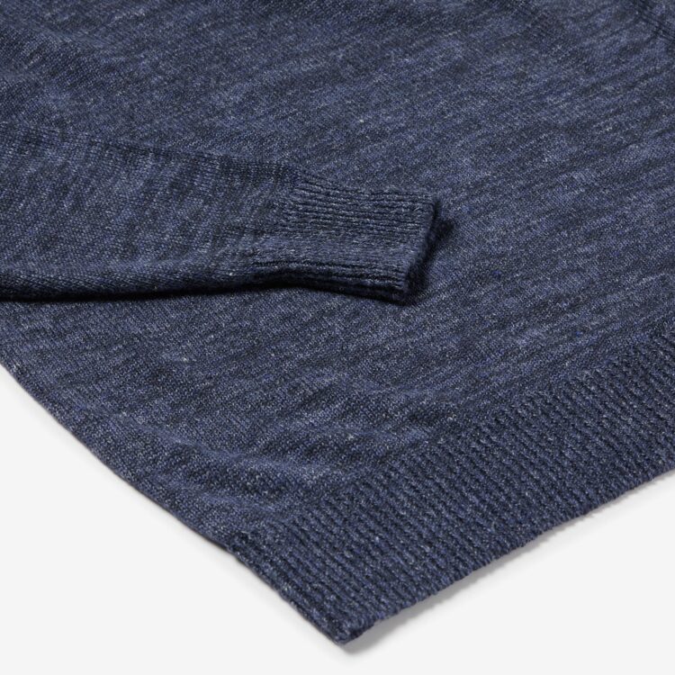 S1441 Inis Meáin Classic Crew Neck in Navy Marl