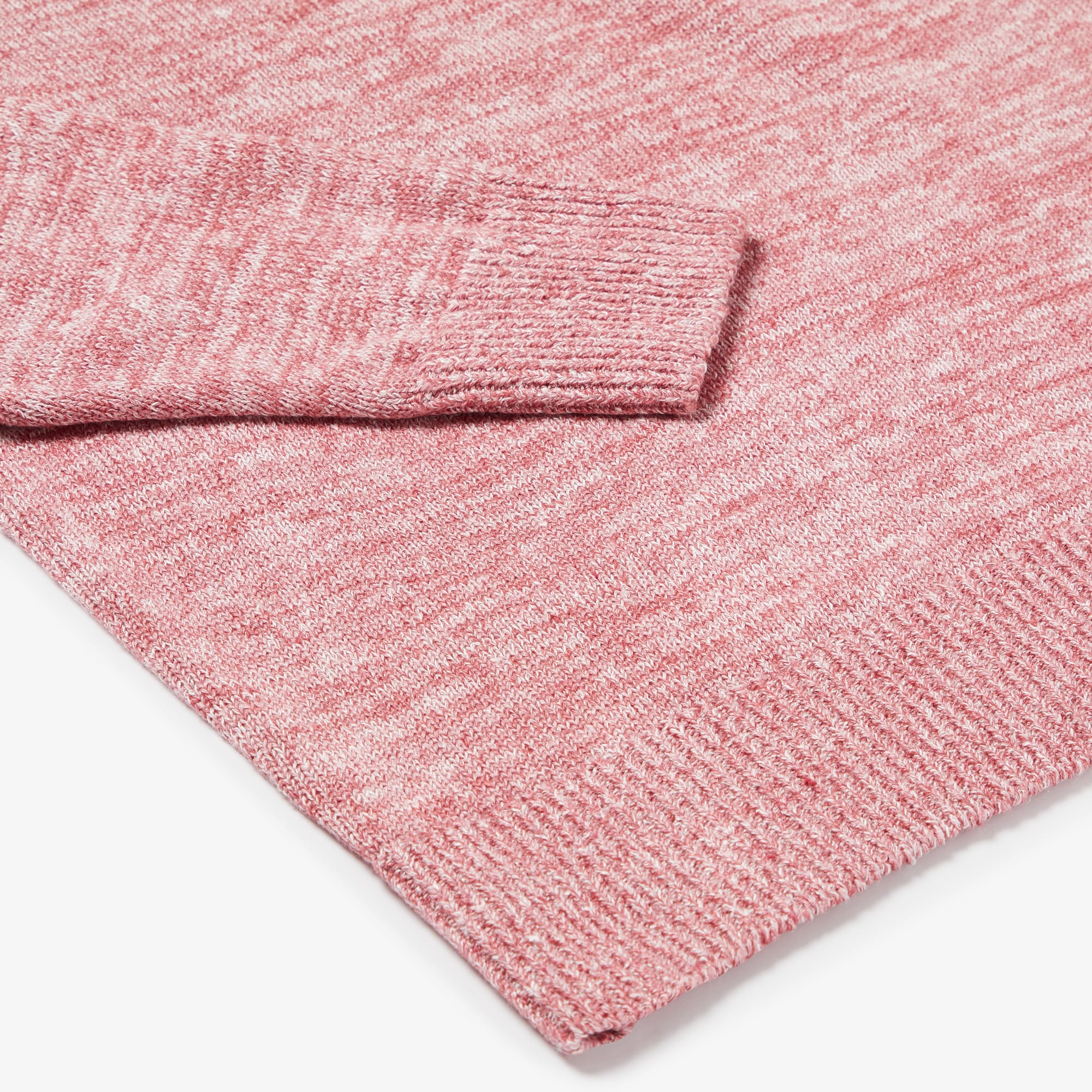 Linen Sweater in Pink Marl — Inis Meáin Knitwear