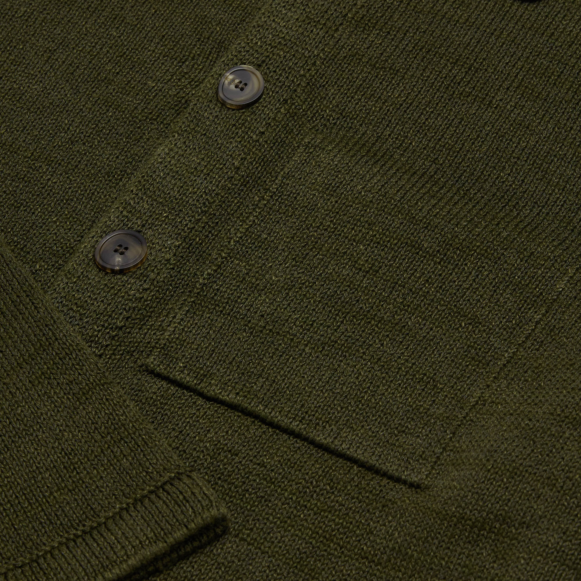 Shirt Jacket - Khaki — Inis Meáin Knitwear