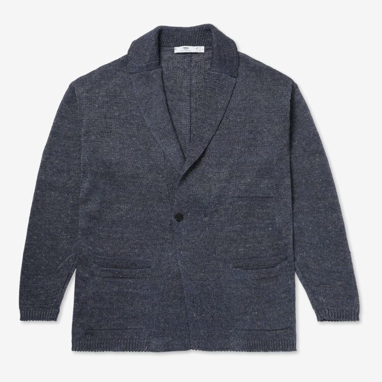 S2015 Inis Meáin Relaxed Jacket Navy Marl