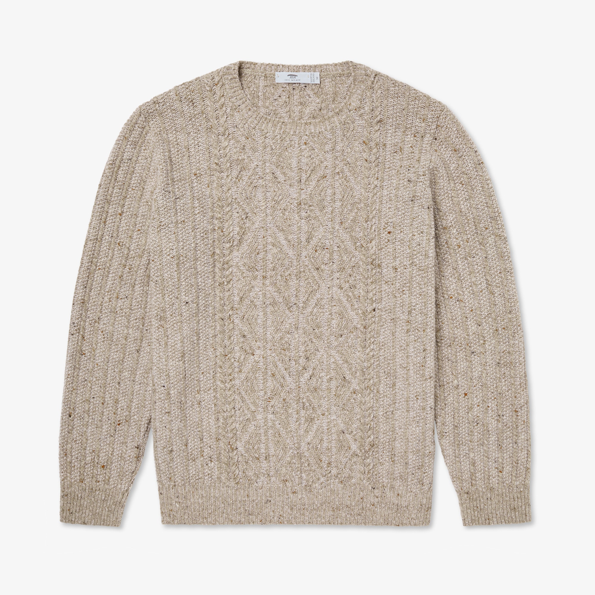 Patented Aran Knitted Sweater for Men — Inis Meáin Knitwear