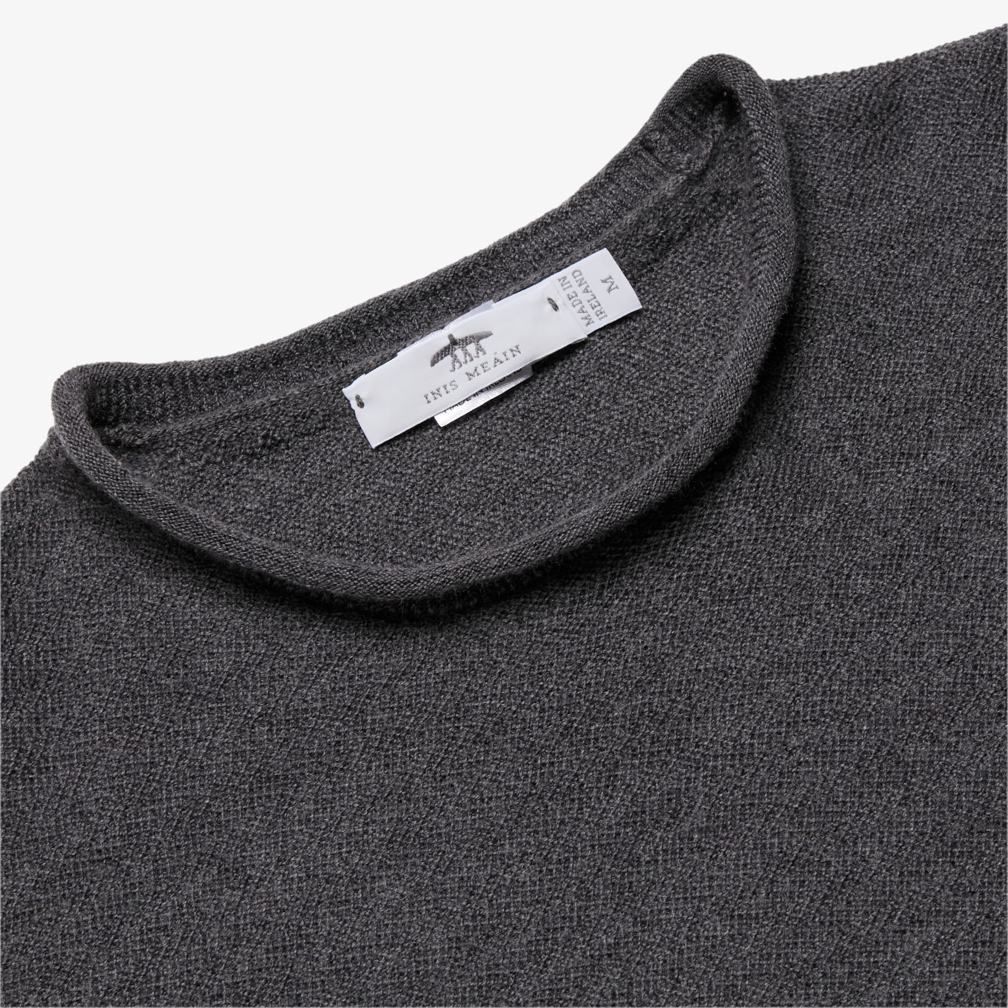 Herringbone Tunic 12g Aran Sweater for Men — Inis Meáin Knitwear