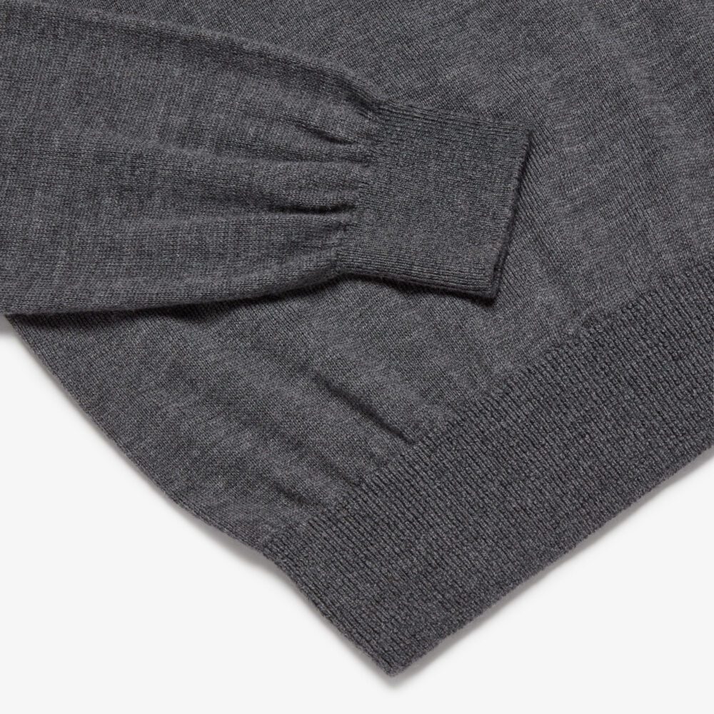 Lightweight Turtle Neck - Grey — Inis Meáin Knitwear