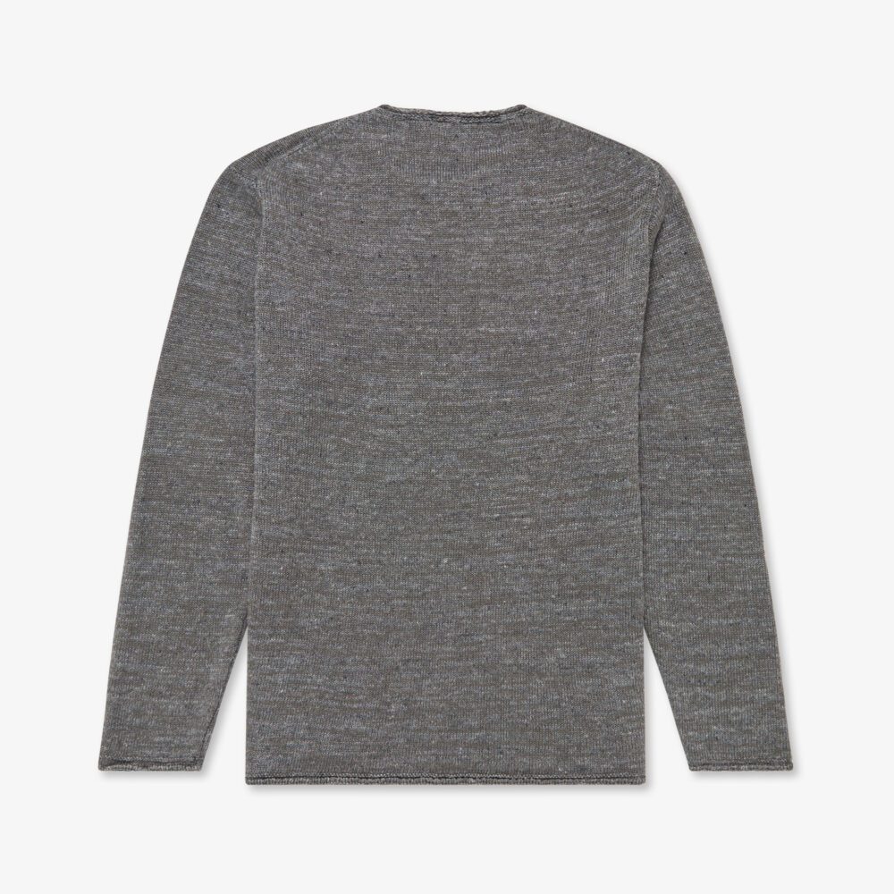 Linen Tunic - Grey Marl — Inis Meáin Knitwear